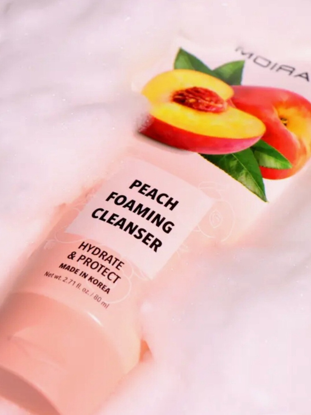 Moira Peach Foaming Cleanser